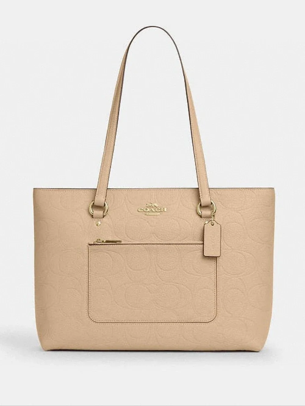 Coach Station Tote Bag In Signature Leather NWT